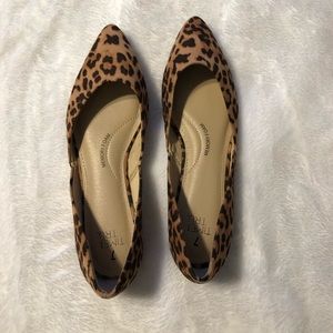 NWOT leopard flats